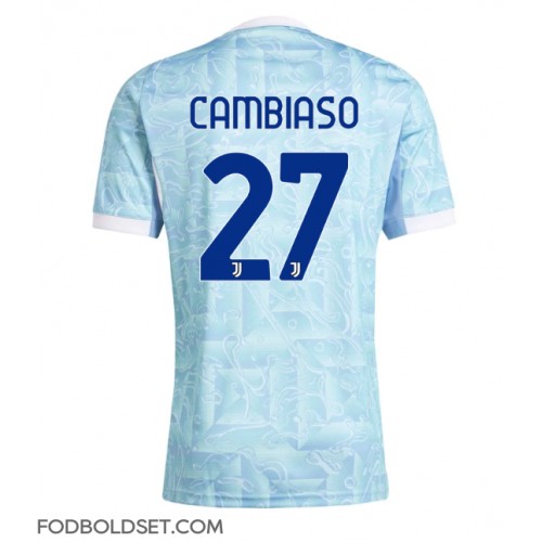 Juventus Andrea Cambiaso #27 Udebanetrøje 2025-26 Kortærmet